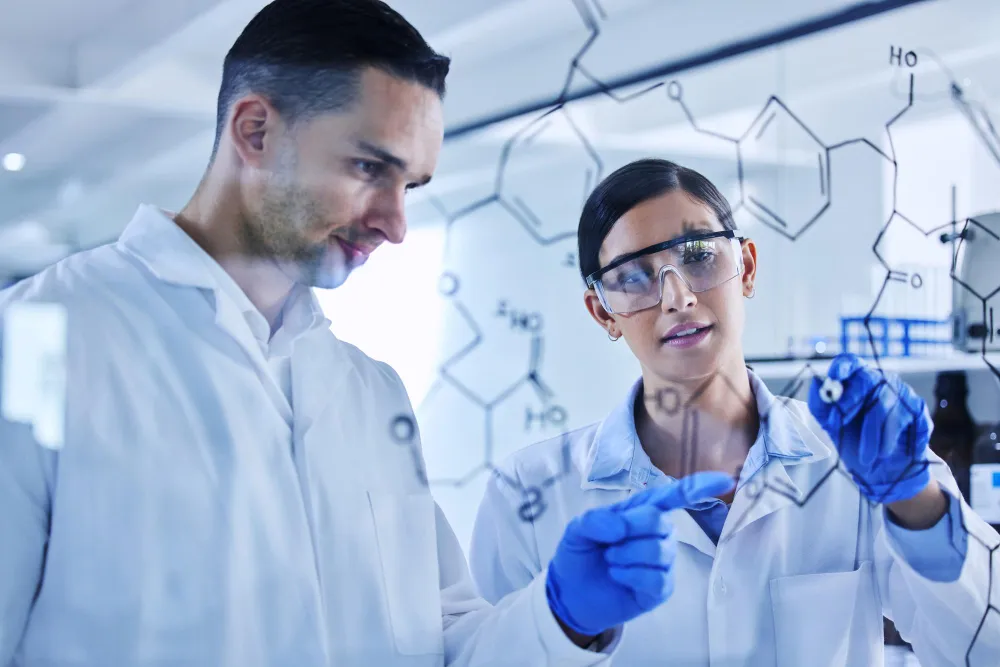 Scientists at work